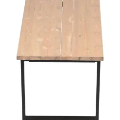 Lankkupöytä Eureka Seela 140 cm antiikkipetsattu/musta