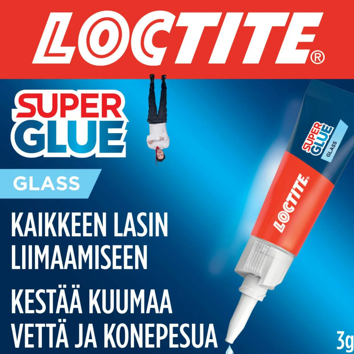 Lasipikaliima Super Glue Glass, 3 g