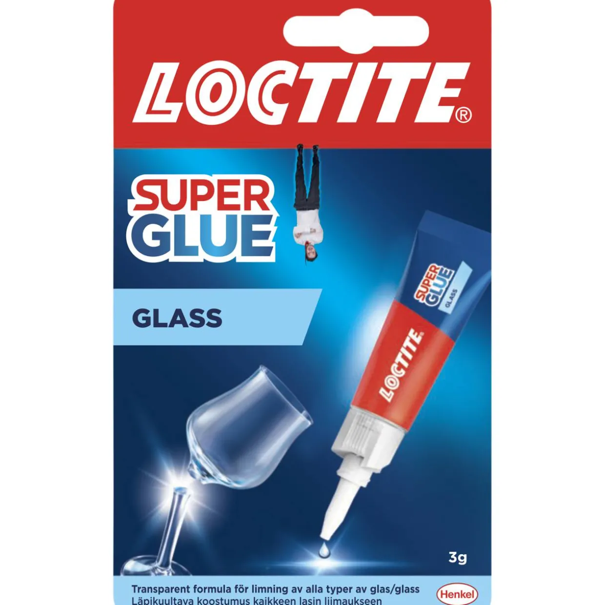 Lasipikaliima Super Glue Glass, 3 g