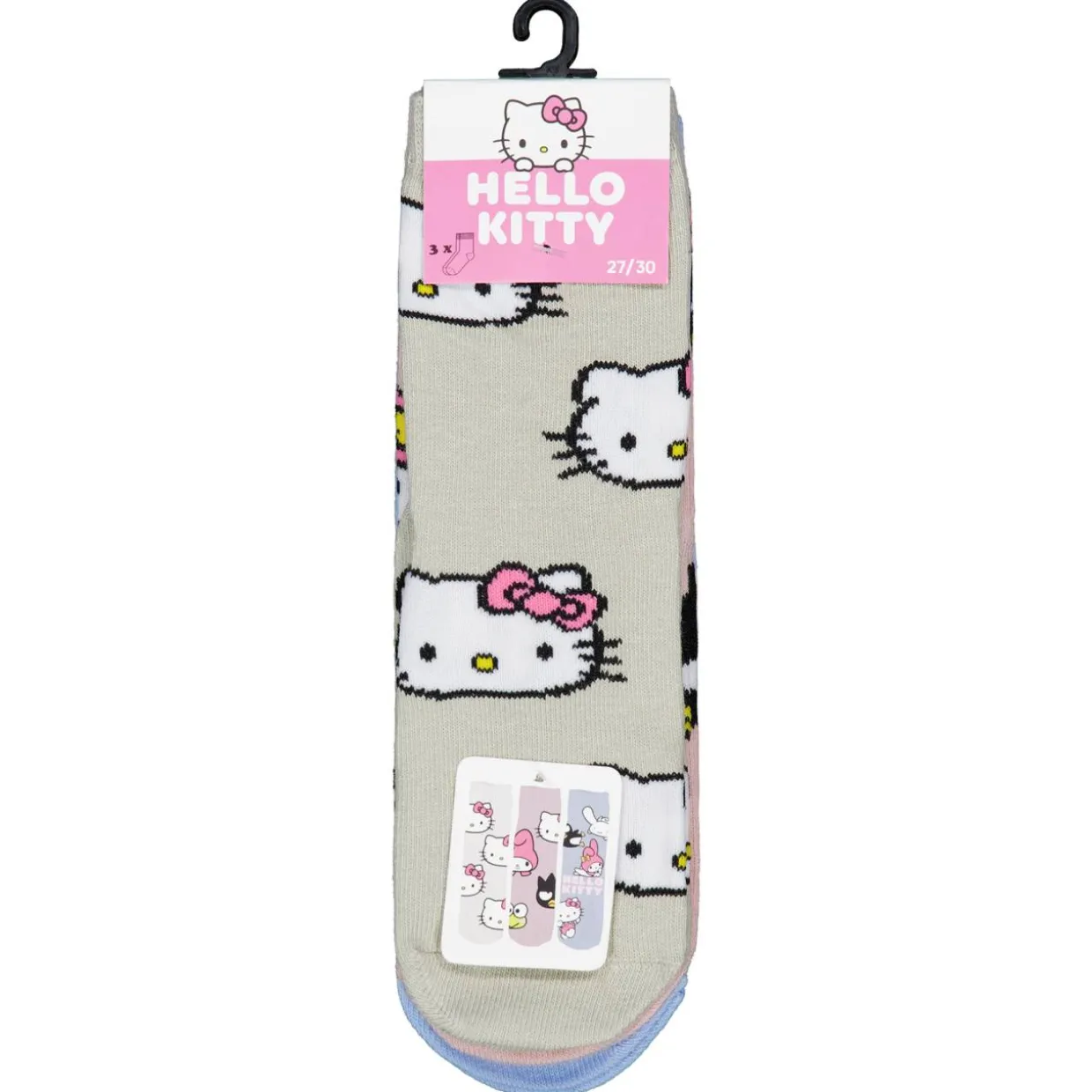 Lasten sukat Hello Kitty 3 pr/pkt