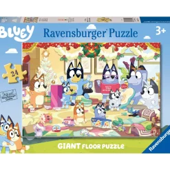 Lattiapalapeli Ravensburger 24 palaa Bluey Christmas
