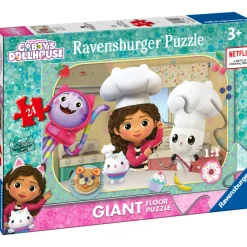 Lattiapalapeli Ravensburger 24 palaa Gabby's Dollhouse A