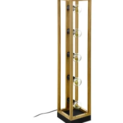 Lattiavalaisin Eglo Blackcrown 1 5xE27 musta/puu