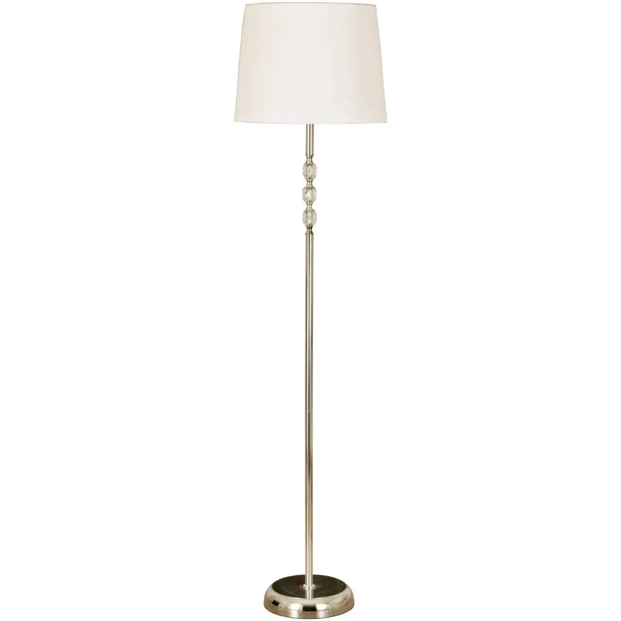 Lattiavalaisin Aneta Lighting Johanna, kromi/valkoinen