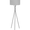 Lattiavalaisin EGLO Fondachelli 60W 51x151,5cm harmaa/musta