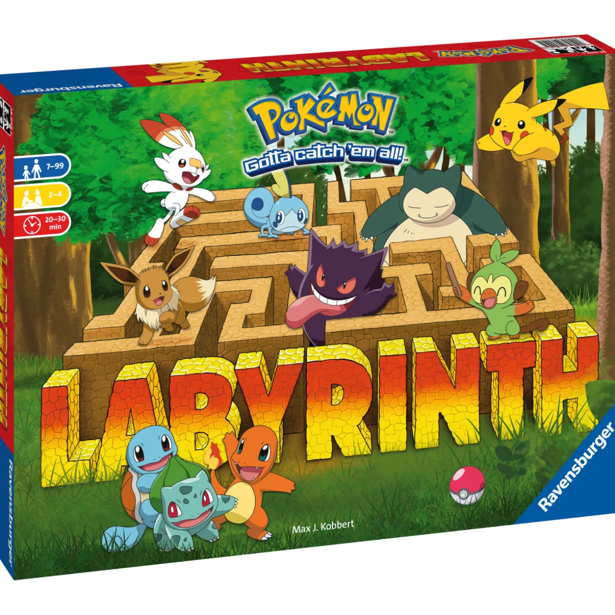 Lautapeli Ravensburger Muuttuva Labyrintti Pokémon