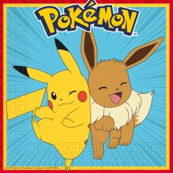 Lautasliina Decorata Party 16 kpl 33 x 33 cm Pokemon