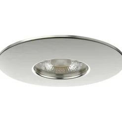 LED-alasvalo SKYE IP44/ 5W/840 harjattu nikkeli