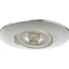 LED-alasvalo Skye IP20 / 5 W / 830 harjattu nikkeli