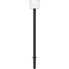 LED-aurinkokennovalaisin pylväs Pantete 115 cm musta/valkoinen