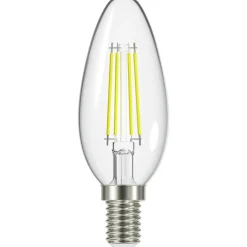 LED-filamenttilamppu C35 840 470lm E14 kirkas