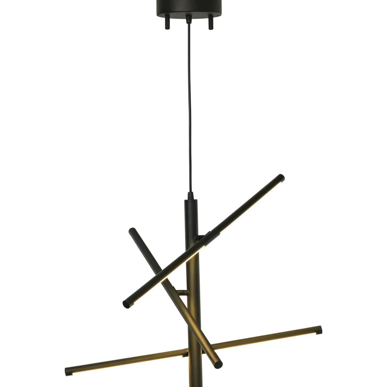 LED-kattovalaisin Aneta Lighting Stecco, musta