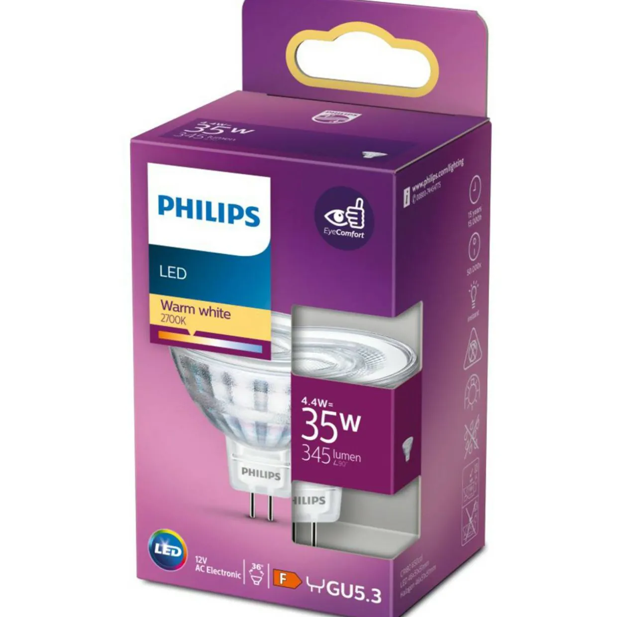 LED-kohdelamppu Philips 35 W MR16