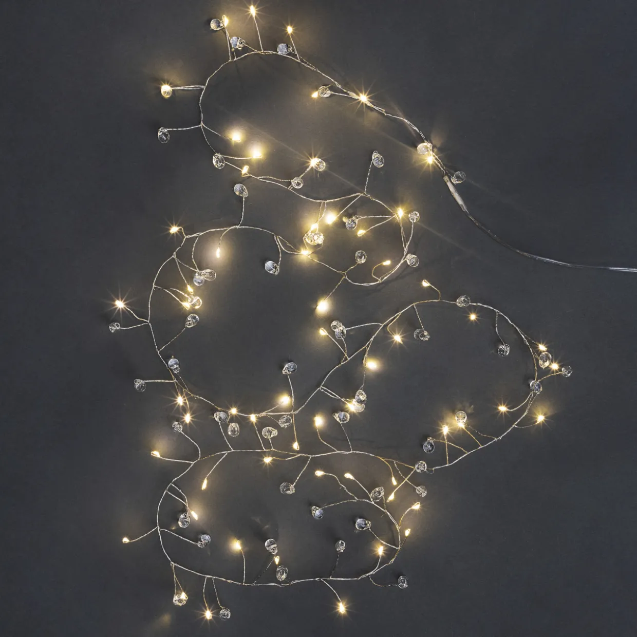 LED-kristallilankavalo 1,8 m lajitelma