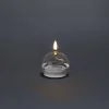 LED-kynttilä lasipallo 12 cm Kotikulta