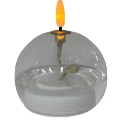 LED-kynttilä lasipallo 12 cm Kotikulta