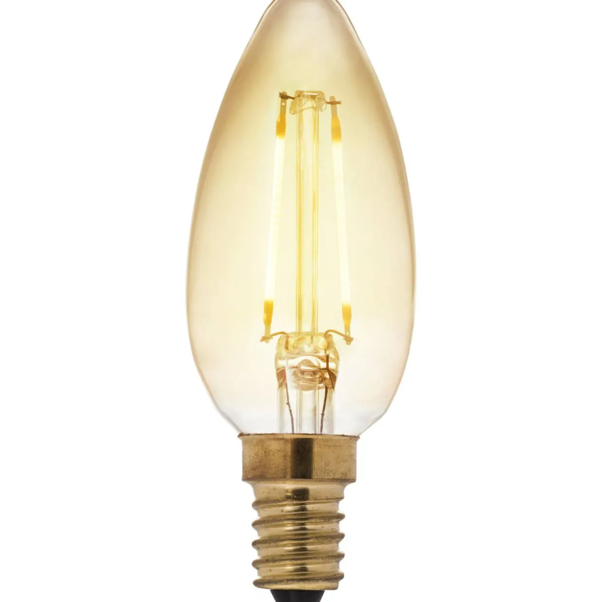 LED-kynttilälamppu AMBER antiikki 2,5 W 225 lm E14 2200K kirkas