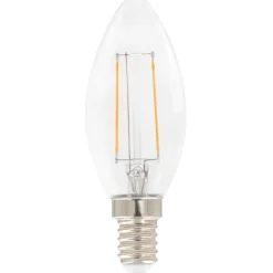 LED-kynttilälamppu kirkas 1,4 W E14 filam. 136 lm 360°