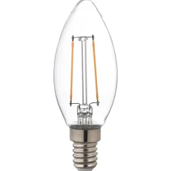 LED-kynttilälamppu kirkas 2,5 W E14 filam. 250 lm 360°