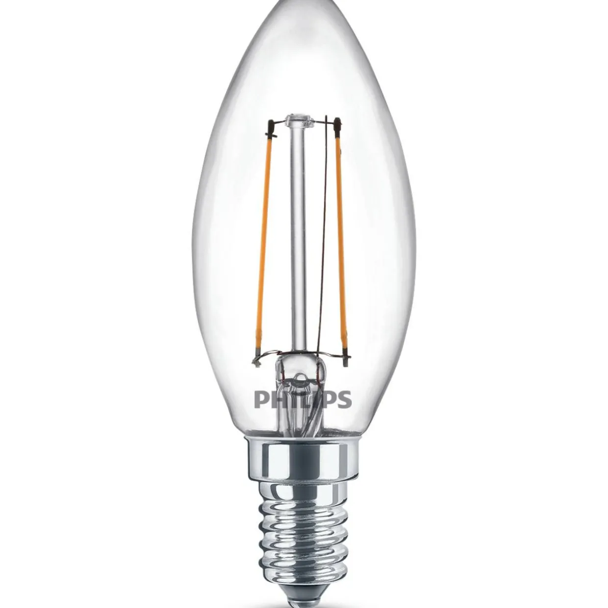 LED-kynttilälamppu Philips 25 W E14 2 kpl