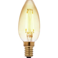 LED-kynttilälamppu AMBER antiikki 4,5 W 360 lm E14 2200K kirkas himmennettävä