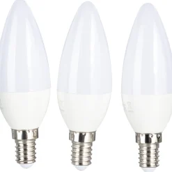 LED-lamppu 470 lm C35 E14 3 kpl