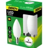 LED-lamppu 470 lm 4000K C35 E14 2 kpl