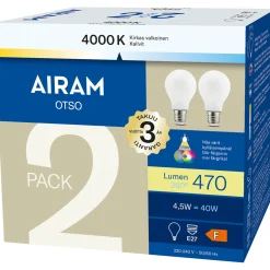 LED-lamppu A60 940 470lm E27 FIL 2BX