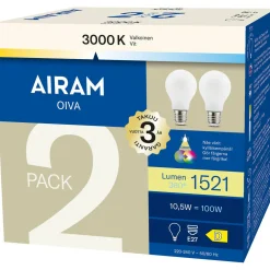 LED-lamppu A60 930 1521lm E27 FIL 2BX