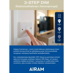 LED-lamppu Kynttilä 3-Step 4,5 W 2700K E14 470 lm