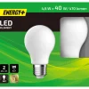 LED-lamppu 470 lm A60 E27 2 kpl