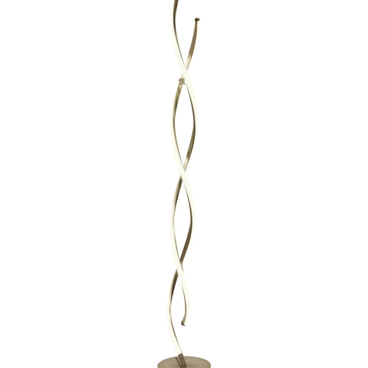 LED-lattiavalaisin Aneta Lighting Swirl, teräs