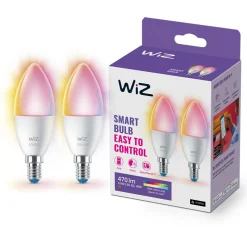 LED-älylamppu Wiz RGB+W 470lm Wi-Fi C37 E14