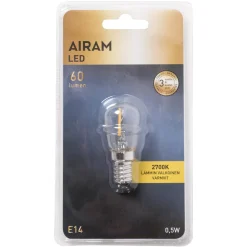 LED-merkkilamppu kirkas 0,6 W E14 filam. 60 lm 360°