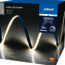 LED-nauha Airam COB Led strip 24V IP20 830 9W/m 3m