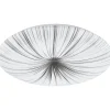 LED-plafondi Eglo Nieves 51 cm valkoinen/hopea