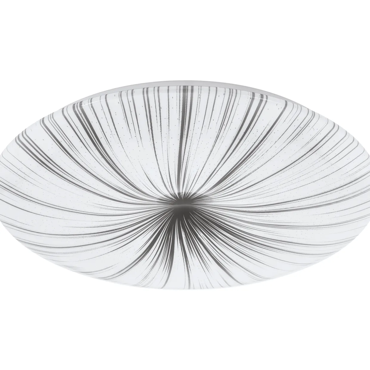 LED-plafondi Eglo Nieves 51 cm valkoinen/hopea