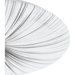 LED-plafondi Eglo Nieves 51 cm valkoinen/hopea