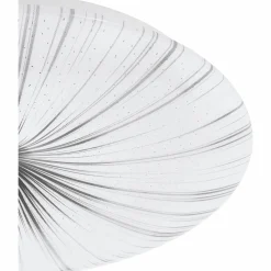 LED-plafondi Nieves 41 cm valkoinen/hopea