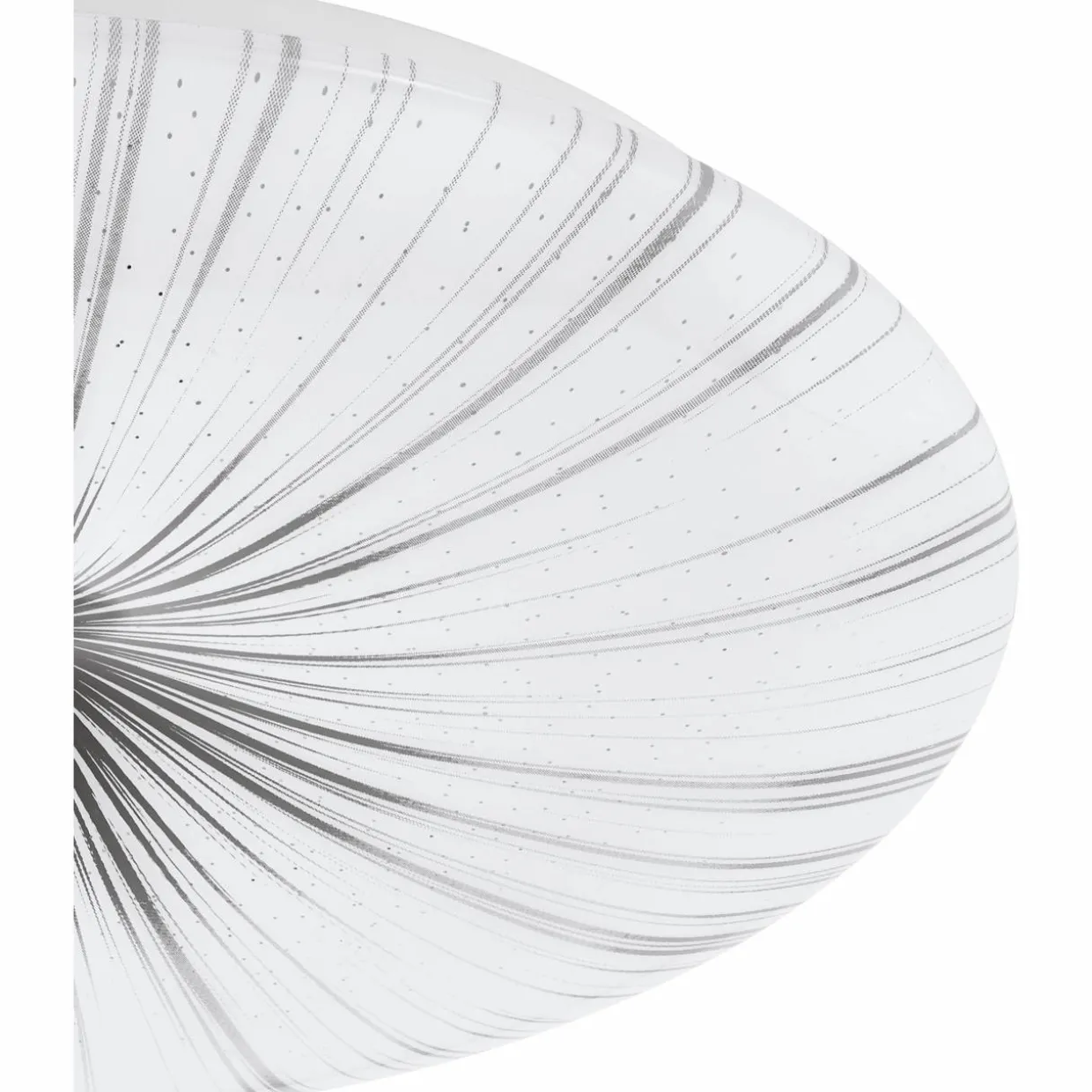 LED-plafondi Nieves 41 cm valkoinen/hopea