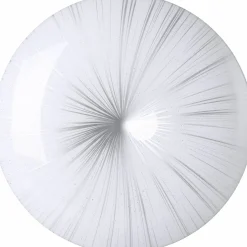 LED-plafondi Nieves 41 cm valkoinen/hopea