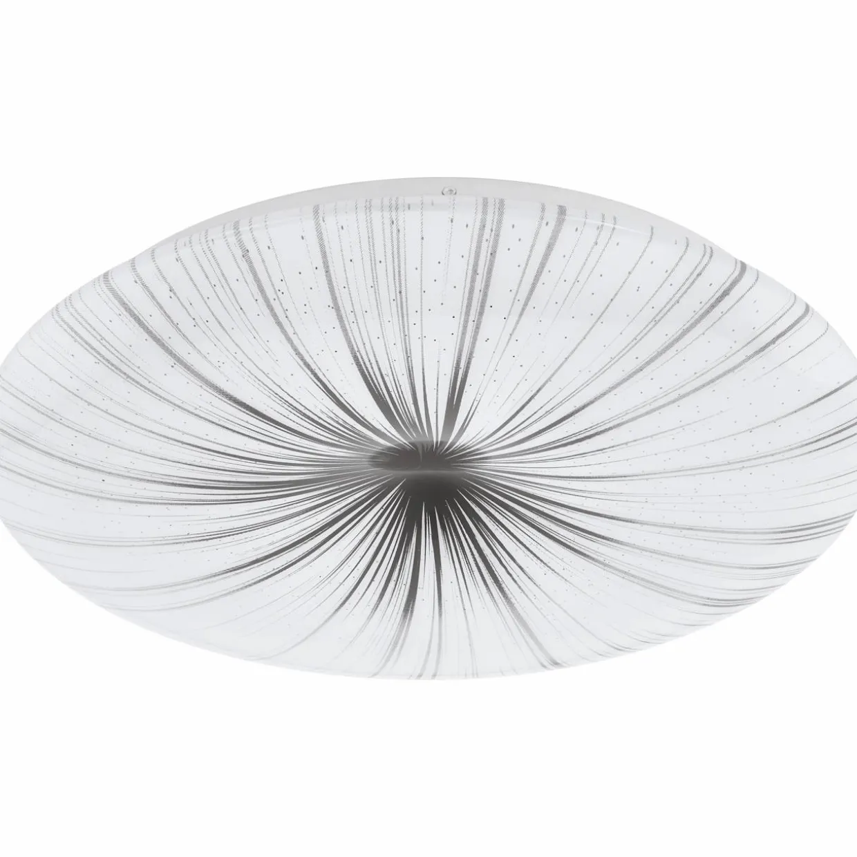 LED-plafondi Nieves 41 cm valkoinen/hopea