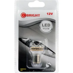 LED-polttimo C-Bright 12V BAU15S keltainen