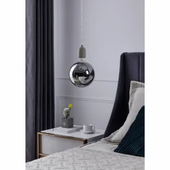 LED-polttimo Eglo E27 G200 4W 2200K savunharmaa