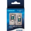 LED-polttimopari Autoline SV8,5 30 mm 6000K Can Blue Tech