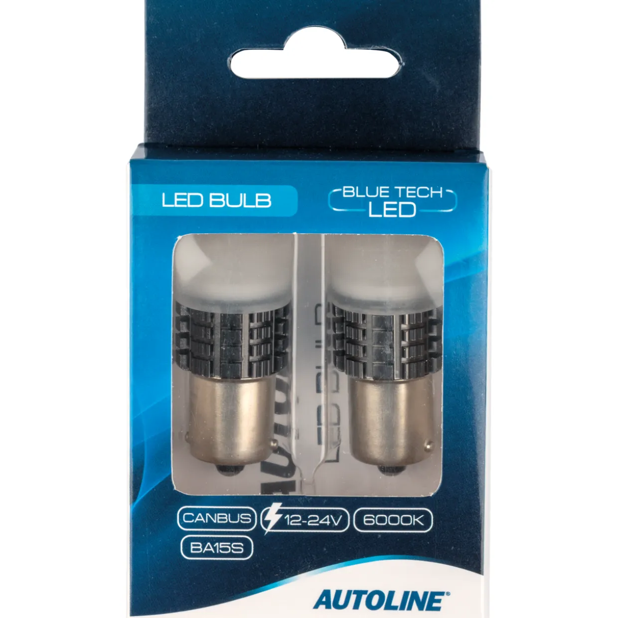 LED-polttimopari Autoline BA15S 6000K Can Blue Tech