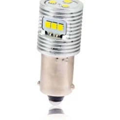 LED-polttimopari Autoline BA9S 6000K Power Can Blue Tech