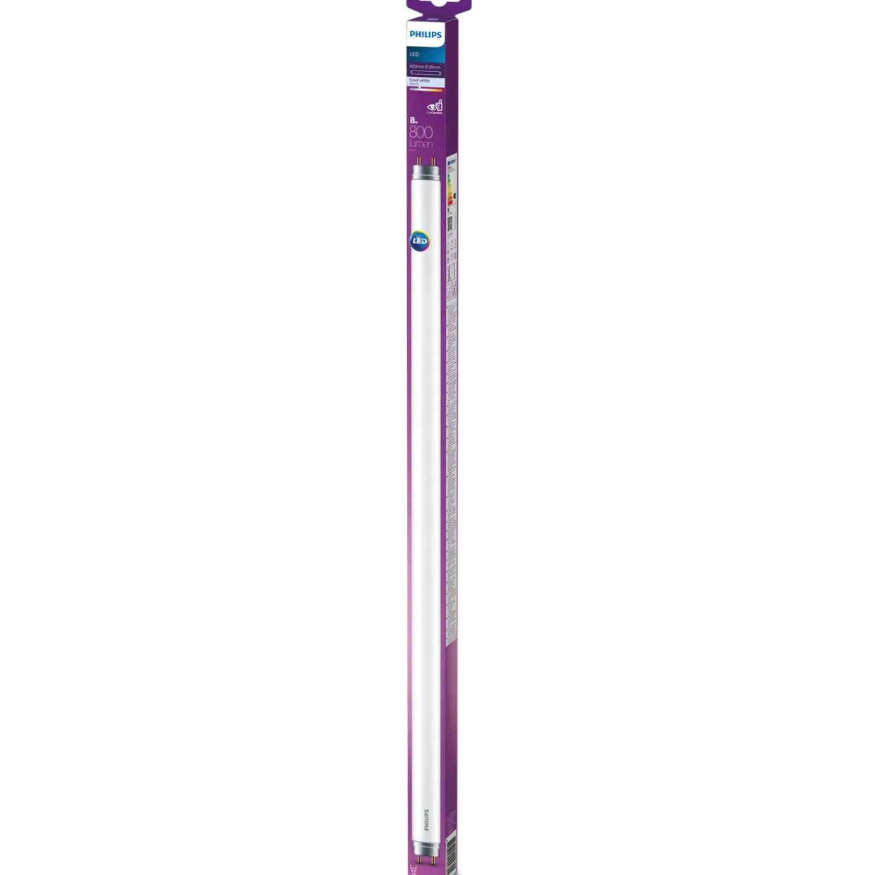 LED-putki Philips T8 600 mm 8 W G13 huurrettu