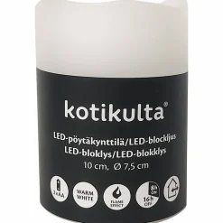 LED-pöytäkynttilä Kotikulta 10 cm ulkokäyttöön