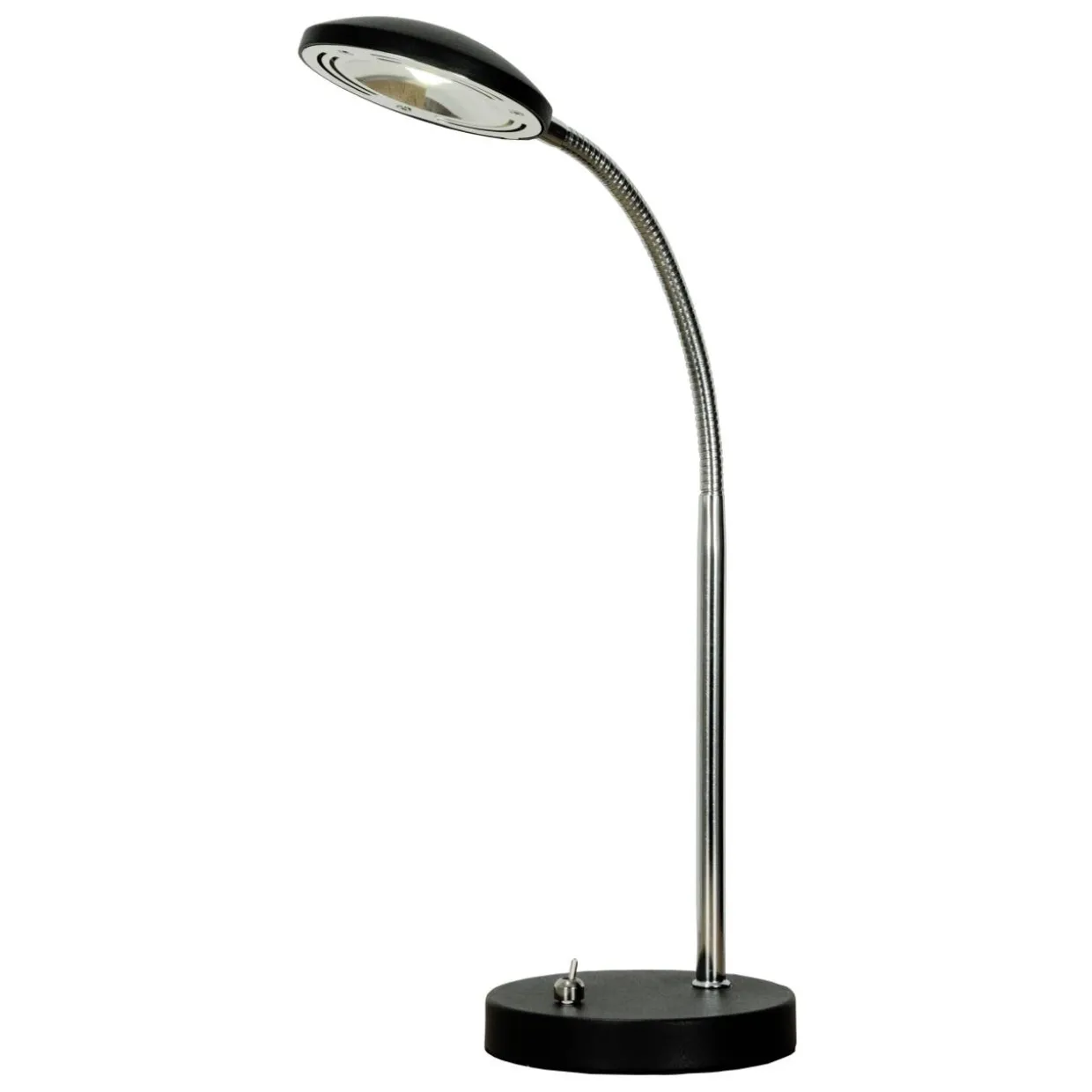 LED-pöytävalaisin Aneta Lighting Hero, musta / kromi